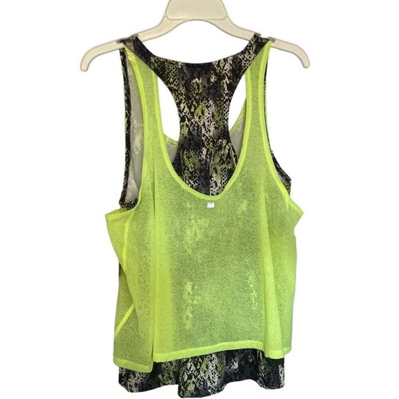 New Z by Zobha Double Layer Printer Tank, size Large, lightweight, racerback. - Picture 6 of 8